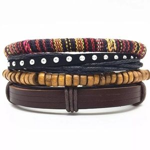 Multi layer bracelet set